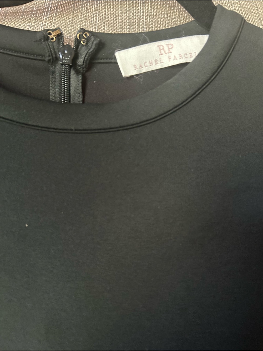 Rachel Parcell Black Short-Sleeve Button-Front Midi Dress - Picture 4 of 5